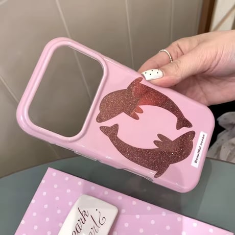 S75630 ドルフィンスイム iPhoneケース