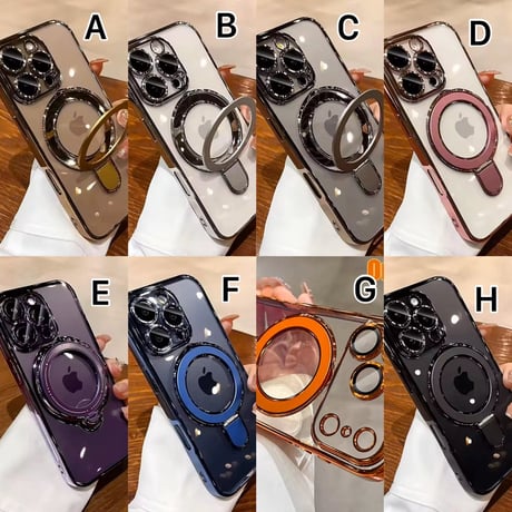 【即納商品】K22966 グロッシーリング MagSafe対応 iPhoneケース