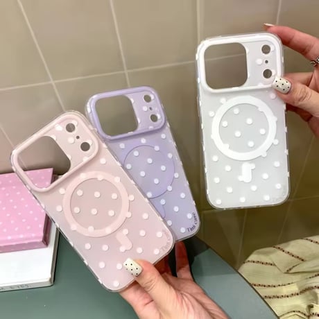 S75648 カラードット MagSafe対応iPhoneケース