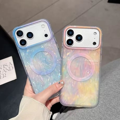 S75075 オーロラシェル MagSafe対応 iPhoneケース
