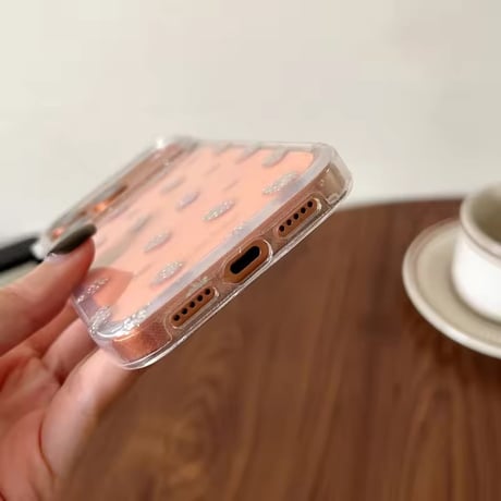 L62444 きらめきいちごiPhoneケース