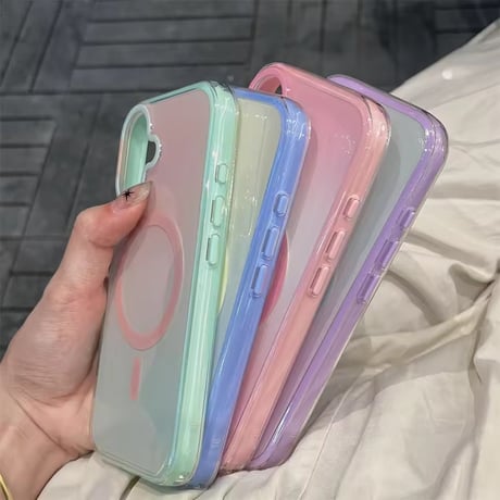 S75420 パステルグラデーションMagSafe対応iPhoneケース