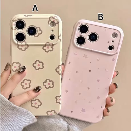 S75125 やさしめ柄のiPhoneケース