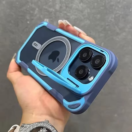 K22935 カメラカバー付き カラーフレーム MagSafe対応 iPhoneケース