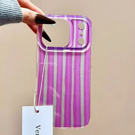 S75459 カラーストライプiPhoneケース