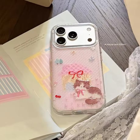 S75566 ドーリーハウスキャット iPhoneケース
