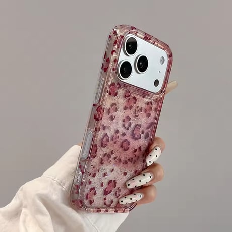 S75645キラめきアニマルグリッターiPhoneケース