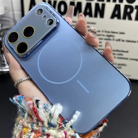 S75099 メタリックフレーム MagSafe対応iPhoneケース