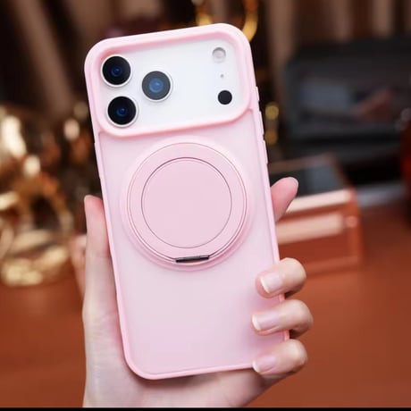 K22921 MagSafe対応 リングスタンド付きマットiPhoneケース