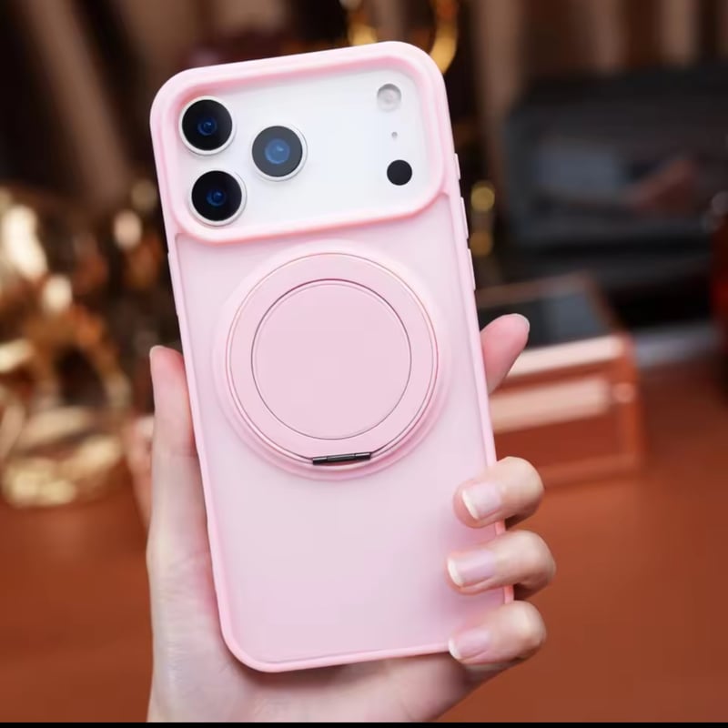 K22921 MagSafe対応 リングスタンド付きマットiPhoneケース | nanomita