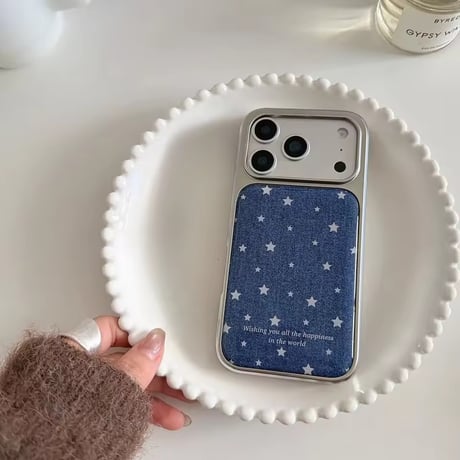 S75164 スターナイトデニム iPhoneケース