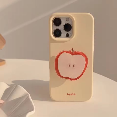 K23149 アップルスライス グリップiPhoneケース