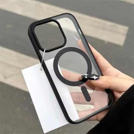 L62102 MagSafe対応 シンプルフレーム iPhoneケース