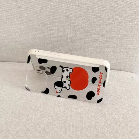 K22798 アップルパピーのスタンドiPhoneケース