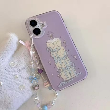 S74860 ゆめかわキャンドルiPhoneケース