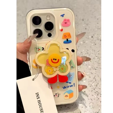 K23183 ポップフレンズ グリップ付き iPhoneケース