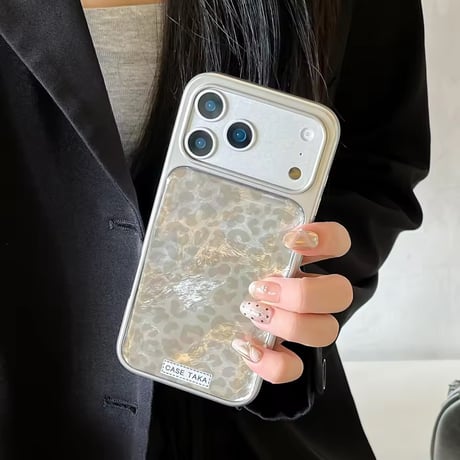 S75232 ニュアンスレオパード iPhoneケース