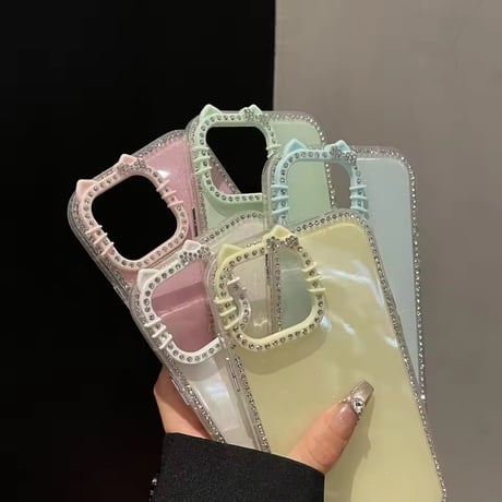 S75158 キラめきジュエルフレーム iPhoneケース