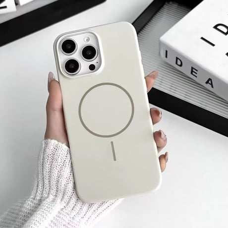 【即納商品】S74563 シンプルカラーのMagSafe対応iPhoneケース