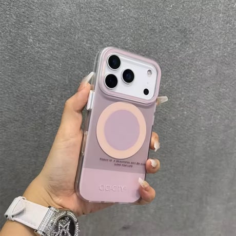 S75085 パステルサークル MagSafe対応 iPhoneケース