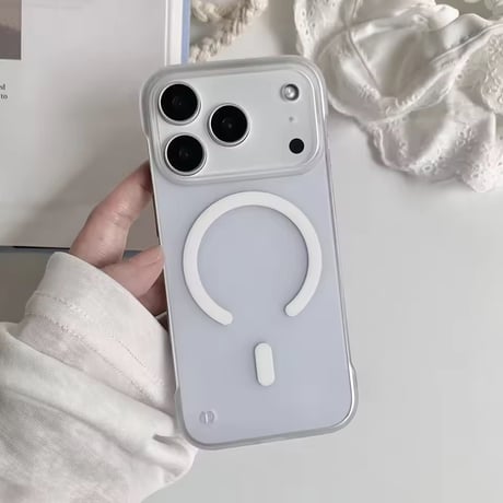 L62339 くもりクリア MagSafe対応 iPhoneケース