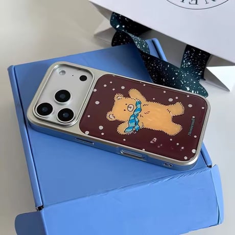 S75560 マフラーベアドット iPhoneケース