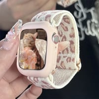 N00173 アニマル柄ジャガード Apple Watchバンド