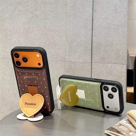 K23053 ハートスタンド付き iPhoneケース