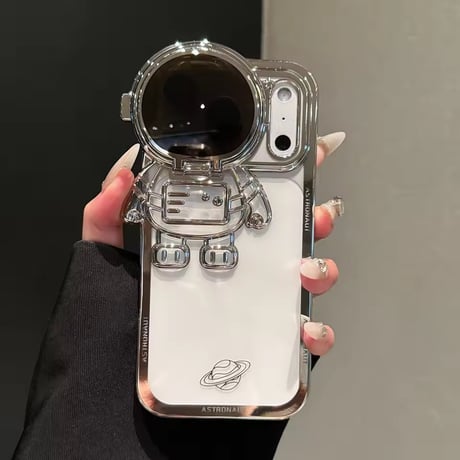 K22985 宇宙飛行士スタンド付き iPhoneケース