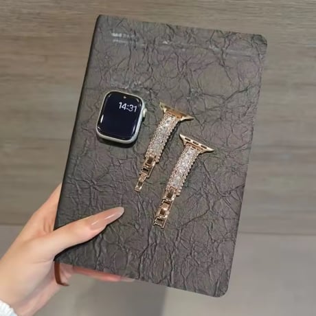 N00190 ラグジュアリーラインストーン Apple Watchバンド