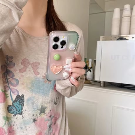 S74586 きらめく宝石みたいなデザインiPhoneケース