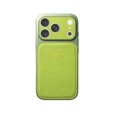 S75704 カスタムネーム レザー調iPhoneケース