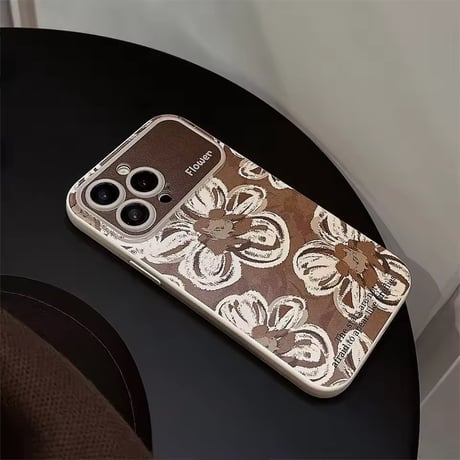 S75544 ヴィンテージフラワーiPhoneケース