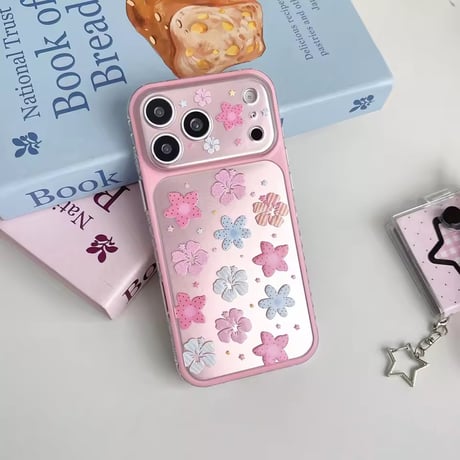 S75637 カラフルフラワーガーデン iPhoneケース