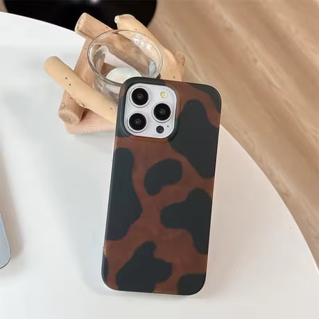 S75093 ゆるカウ COWパターン iPhoneケース