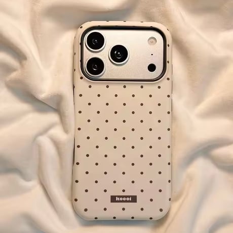S75552 クラシックドットガーリーiPhoneケース