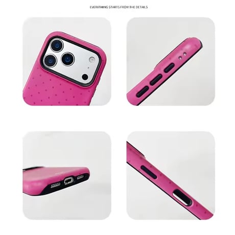 S75552 クラシックドットガーリーiPhoneケース