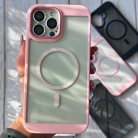 L62134 MagSafe対応 マットカラーガード iPhoneケース