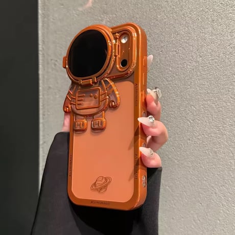 K22985 宇宙飛行士スタンド付き iPhoneケース
