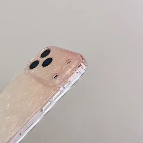 S75669 オーロラシェルピンク iPhoneケース