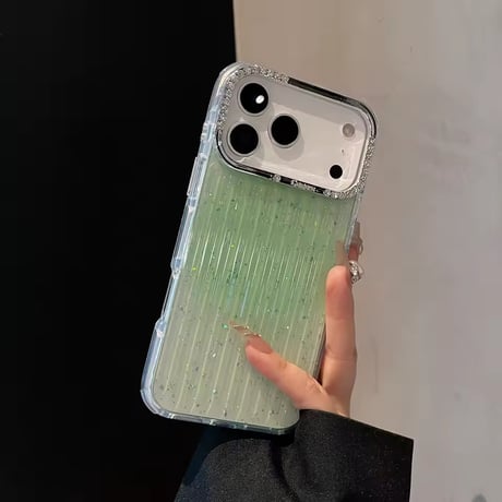 S75130 グラデキラめき iPhoneケース