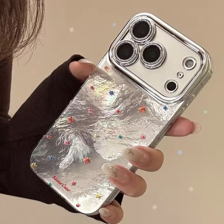 S75577 カラフルスターダスト iPhoneケース