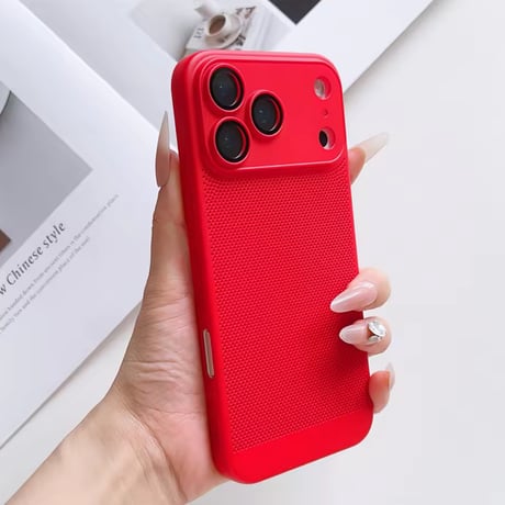 S75089 さらっとメッシュのシンプルiPhoneケース