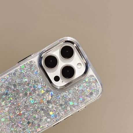 S74623 きらめきグリッターのiPhoneケース