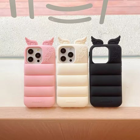 S74699 Angel Wing Puffy iPhoneCase