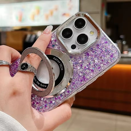 【即納商品】K22544 Jewel Ring Glitter Case（ジュエルリンググリッターケース）
