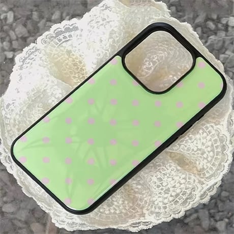 S75611 レトロドット iPhoneケース