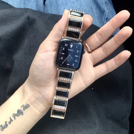 N00003 ストーンタイル × メタルリンク Apple Watchベルト