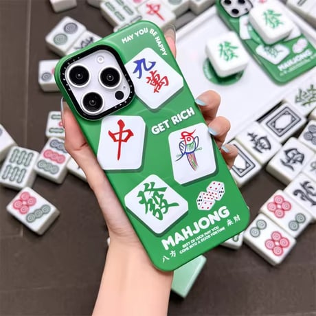 K22931 麻雀グリップ付き iPhoneケース