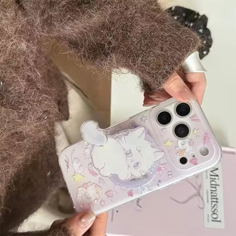 K22994 ゆめねこパステル MagSafeソケット付き iPhoneケース